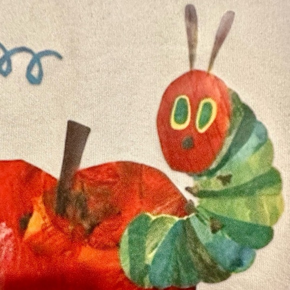 “Hungry Caterpillar” Super Cute Women’s  White Tee Small - Picture 4 of 5